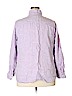 Talbots 100% Linen Purple Long Sleeve Button-Down Shirt Size 2X - photo 2
