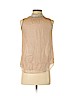 Theory 100% Silk Tan Sleeveless Silk Top Size P (petite) - photo 2