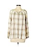 J.jill 100% Rayon Tan Long Sleeve Blouse Size M (petite) - photo 1