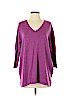 Eileen Fisher 100% Merino Wool Purple Wool Pullover Sweater Size S (petite) - photo 1