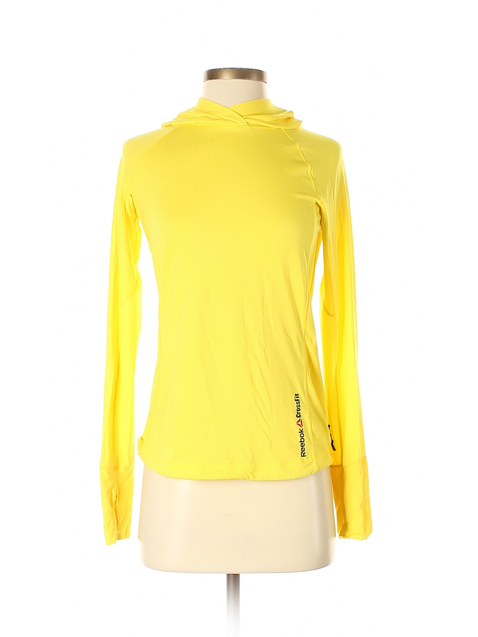 reebok jacket womens yellow