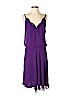 Karen Millen 100% Silk Purple Casual Dress Size 6 - photo 1