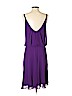 Karen Millen 100% Silk Purple Casual Dress Size 6 - photo 2