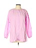 Eileen Fisher 100% Irish Linen Pink Long Sleeve Blouse Size L (petite) - photo 1