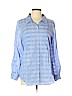Joie 100% Cotton Blue Long Sleeve Button-Down Shirt Size L - photo 1