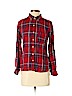 Mossimo Supply Co. 100% Rayon Red Long Sleeve Button-Down Shirt Size S - photo 1