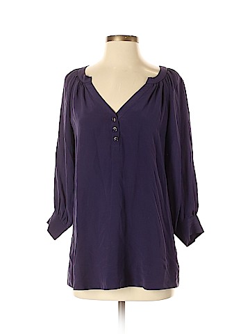 Shoshanna 3/4 Sleeve Silk Top (view 1)