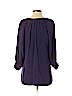 Shoshanna 100% Silk Purple 3/4 Sleeve Silk Top Size 0 - photo 2