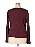 Left of Center Burgundy Long Sleeve Top Size XL - photo 2
