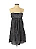 Calypso St. Barth 100% Silk Gray Cocktail Dress Size Lg (2) - photo 1