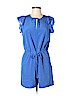 Madewell 100% Silk Blue Romper Size M - photo 1