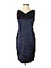AKRIS 100% Silk Blue Casual Dress Size 6 - photo 1