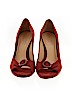 Ann Taylor LOFT 100% Leather Red Heels Size 7 1/2 - photo 2