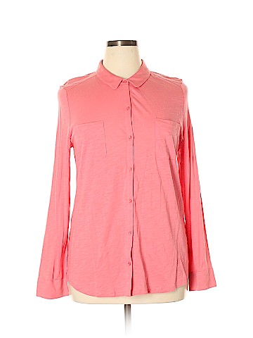 Ann Taylor LOFT Long Sleeve Button-Down Shirt (view 1)