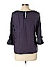 Lucky Brand Blue 3/4 Sleeve Blouse Size M - photo 2