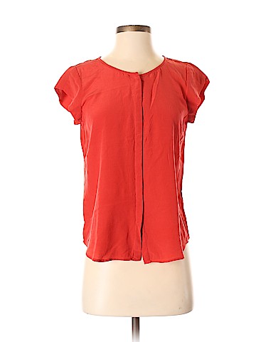 Joie Short Sleeve Silk Top (view 1)