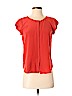 Joie 100% Silk Red Short Sleeve Silk Top Size S - photo 1