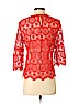 Zara 100% Rayon Red 3/4 Sleeve Blouse Size S - photo 2