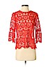 Zara 100% Rayon Red 3/4 Sleeve Blouse Size S - photo 1