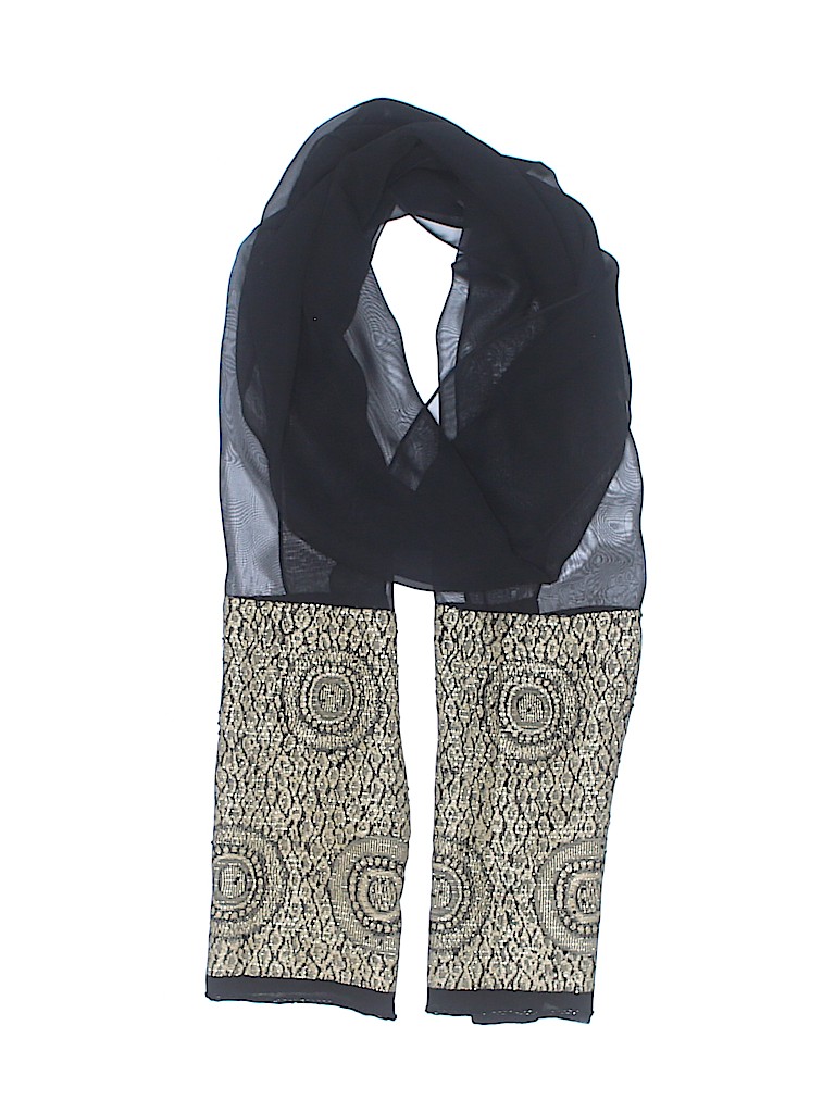Unbranded Print Black Scarf One size - photo 1