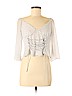 Ale by Alessandra 100% Polyester Ivory 3/4 Sleeve Blouse Size S - photo 1