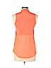 Madewell 100% Silk Orange Sleeveless Silk Top Size S - photo 2