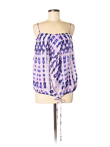 Velvet Sleeveless Silk Top (view 1)