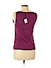 Magaschoni Purple Sleeveless Silk Top Size M - photo 2