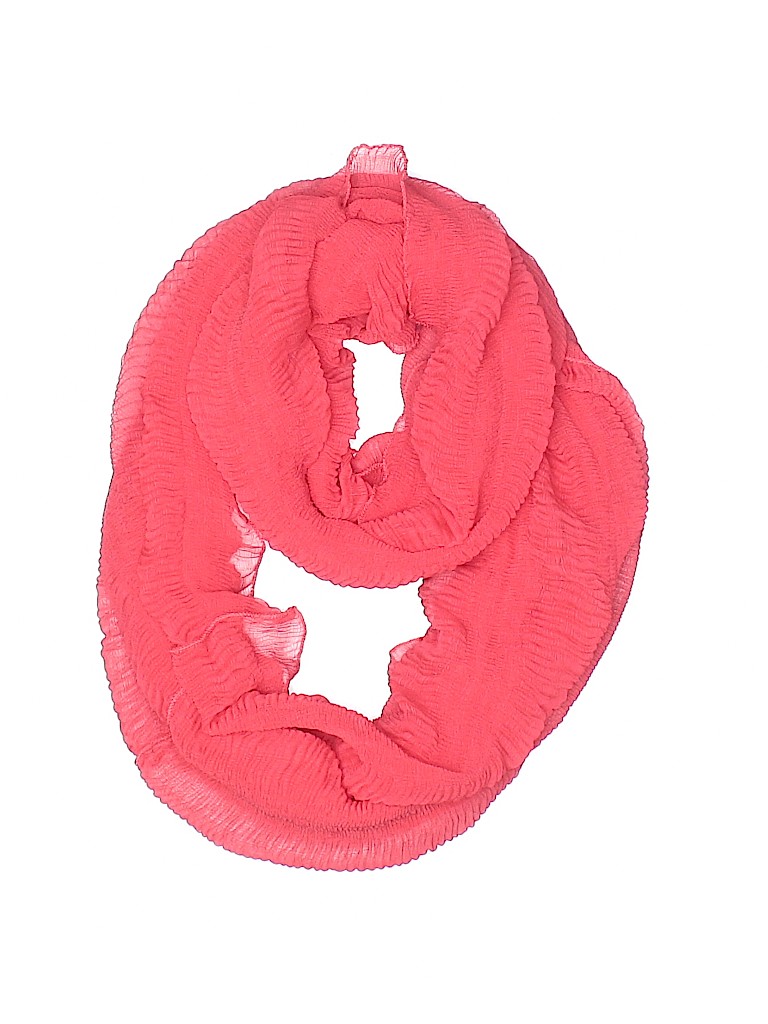 Deena & Ozzy 100% Polyester Solid Pink Scarf One size - photo 1