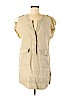 Zara 100% Linen Tan Casual Dress Size S - photo 1