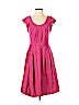 Lela Rose 100% Silk Pink Cocktail Dress Size 4 - photo 1