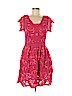 Baraschi Pink Casual Dress Size 10 - photo 1