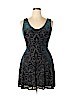 Aqua Black Casual Dress Size L - photo 1