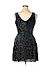 Aqua Black Casual Dress Size L - photo 2