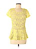 Madison Marcus Yellow Short Sleeve Top Size M - photo 1