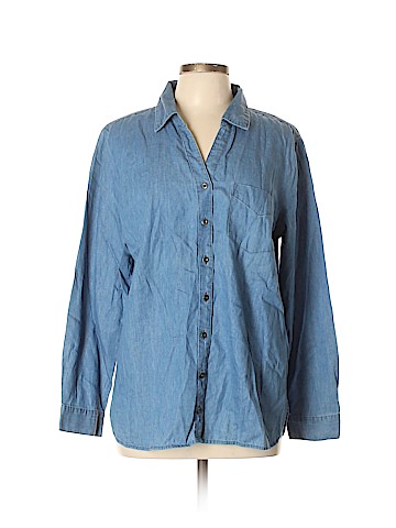 Christopher & Banks Long Sleeve Button-Down Shirt (view 1)