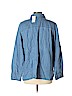 Christopher & Banks 100% Cotton Blue Long Sleeve Button-Down Shirt Size XL - photo 2