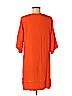 H&M 100% Viscose Orange Casual Dress Size 2 - photo 2