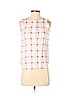 Ann Taylor LOFT Pink Sleeveless Button-Down Shirt Size XS (petite) - photo 1