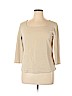 J.jill Tan 3/4 Sleeve T-Shirt Size XL - photo 1