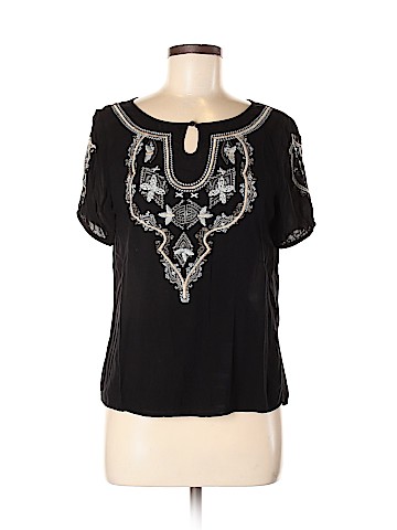Live and Let Live Short Sleeve Blouse (view 1)