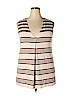 Deletta Tan Sleeveless Top Size XL - photo 1