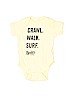 Assorted Brands 100% Cotton Yellow Short Sleeve Onesie Size 6 - photo 1