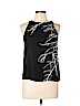 Halston Heritage 100% Polyester Black Sleeveless Blouse Size 6 - photo 1