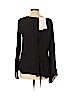 Ramy Brook 100% Silk Black Long Sleeve Silk Top Size L - photo 2