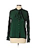 Walter Baker 100% Polyester Green Long Sleeve Blouse Size L - photo 1