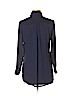 Unbranded 100% Polyester Blue Long Sleeve Blouse Size XL - photo 2