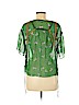 Isabel Marant 100% Silk Green Short Sleeve Silk Top Size Med (2) - photo 2
