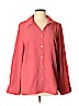The Tog Shop 100% Polyester Pink Long Sleeve Button-Down Shirt Size XL - photo 1