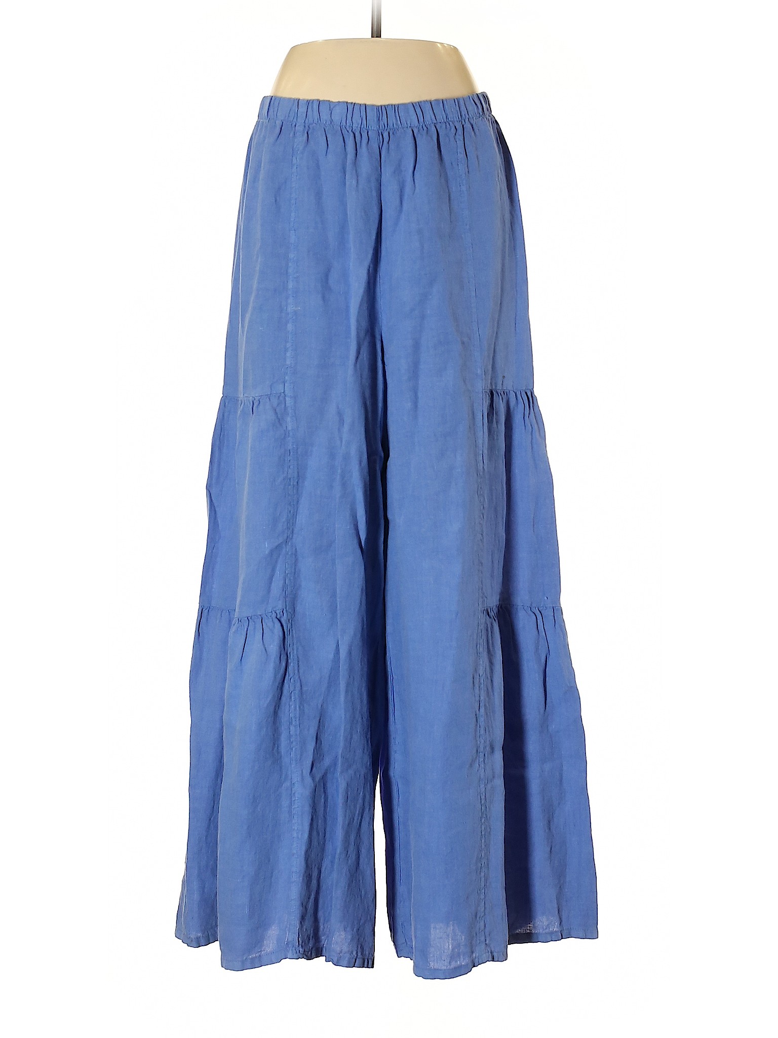 The Territory Ahead 100% Linen Solid Blue Linen Pants Size M - 76% off ...